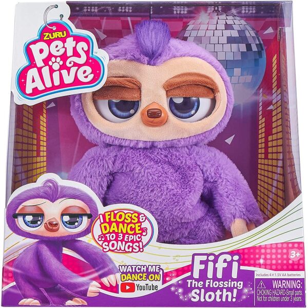 

Интерактивная игрушка Ленивец-танцовщик (9516)
