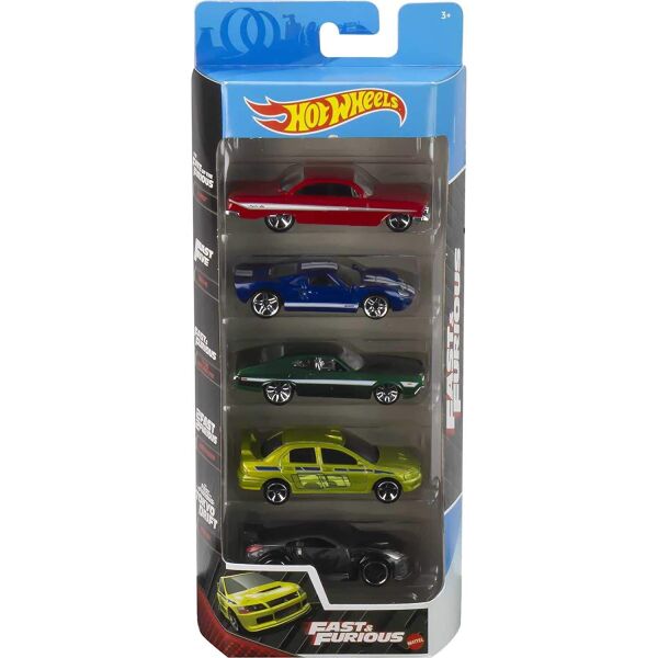 

Коллекционный набор машинок Hot Wheels Fast & Furious Форсаж 5 шт. (GWW93)