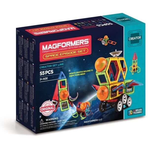 

Конструктор магнитный Magformers Space Episode Set, Космический эпизод 55 деталей (03014) (703014)