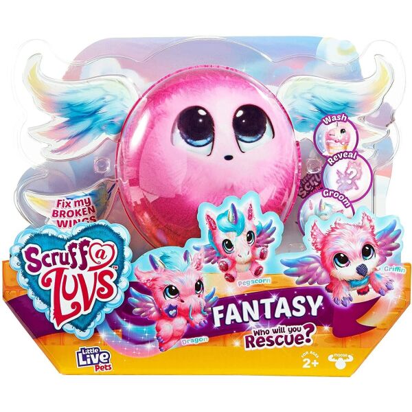 

Набор игрушка-сюрприз Moose Little Live Pets Scruff-A-Luvs, Fantasy Фантазия (30078)