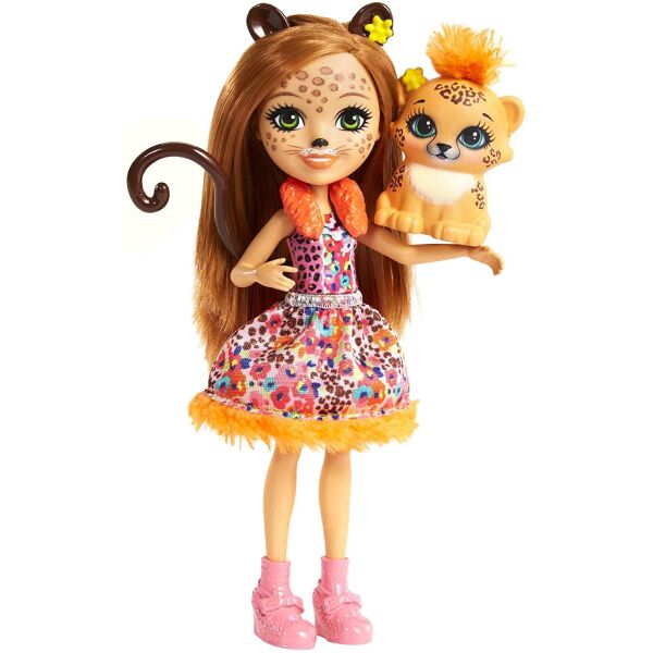 

Кукла Enchantimals Cherish Cheetah Doll and Quick-Quick Гепард Чериш (FJJ20) (887961537666)
