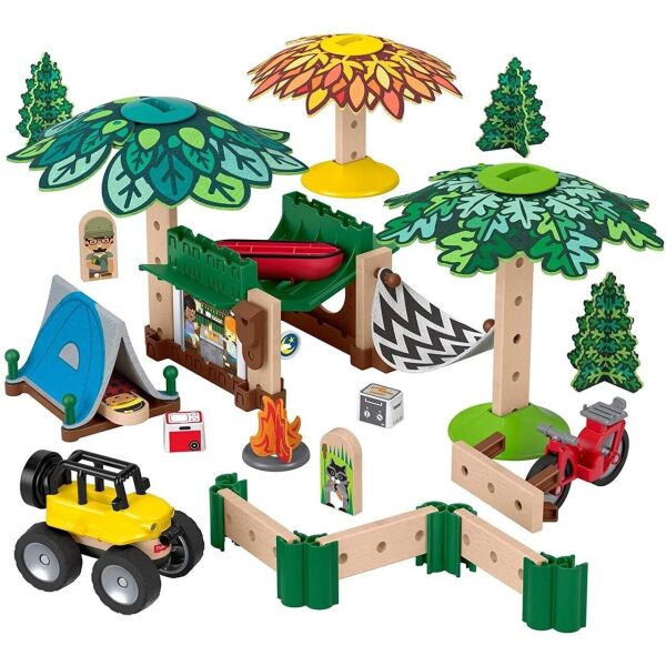 

Деревянный конструктор Fisher-Price Wonder Makers Design System Soft Slumber Campground Кемпинг (GFJ10)