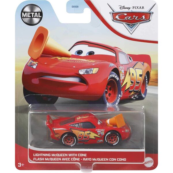 

Машинка Тачки 3 Disney Pixar Cars Lightning McQueen with Cone Молния Маквин c конусом (GRR57/DVY29)