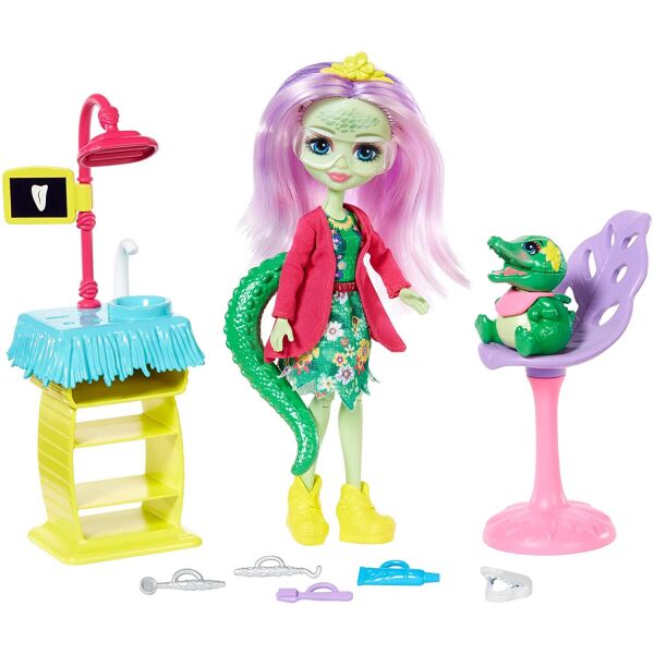 

Игровой набор Enchantimals Smilin' Dentist Визит к дантисту Аллигатора Энди (GFN55)