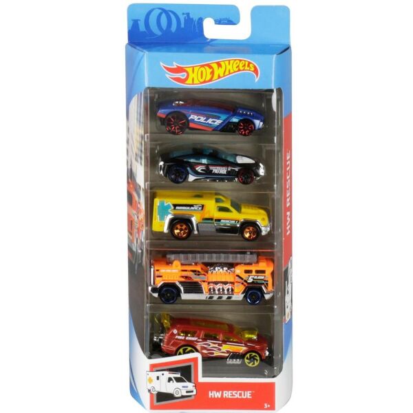 

Подарочный набор машинок Hot Wheels HW Rescue 5-Pack 1:64 (GHP61) (01806)