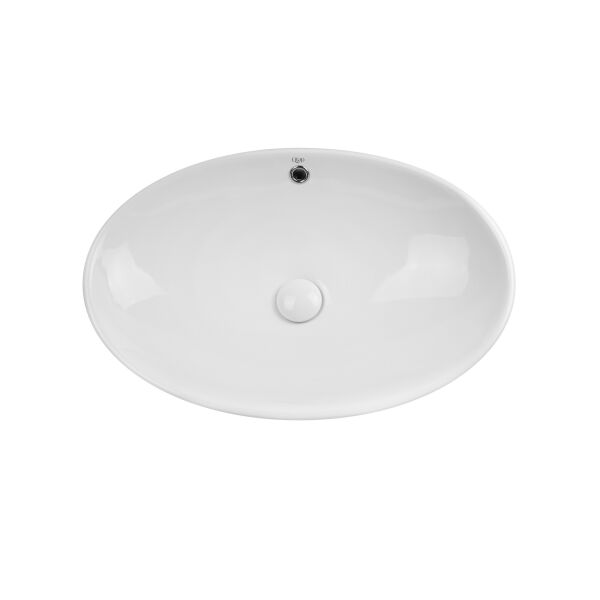 

Раковина-чаша Qtap Dove 625х415х150 White с донным клапаном (QT06113077W)