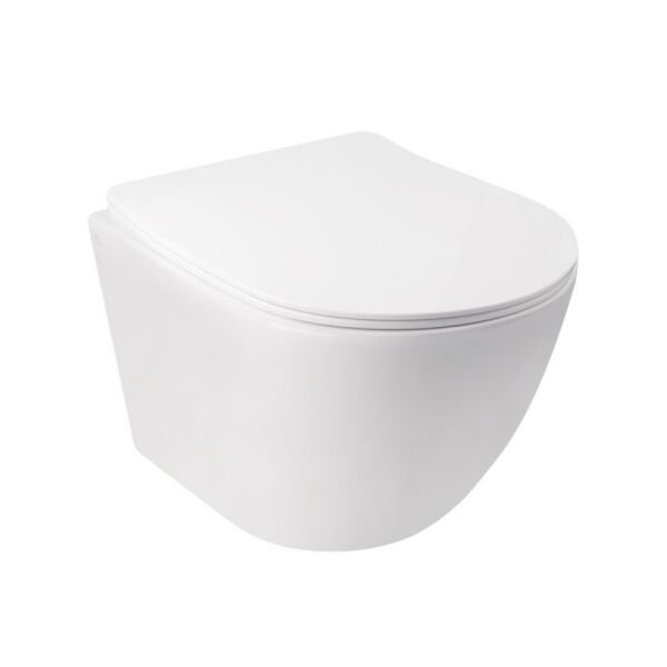 

Унитаз подвесной Qtap Jay безобедочный с сиденьем Slim Soft-close (QT07335176W)