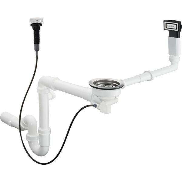 

Сифон Hansgrohe D16-11 Automatic с переливом для мойки из композита на одну чашу 43937000