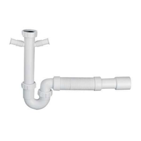 

Сифон для кухни McAlpine 1,1/2x50 белый HC7-CCFL