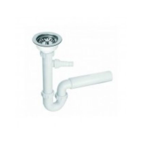 

Сифон для кухонной мойки McAlpine слив 113 мм, хром HC7 + FSW50P-15