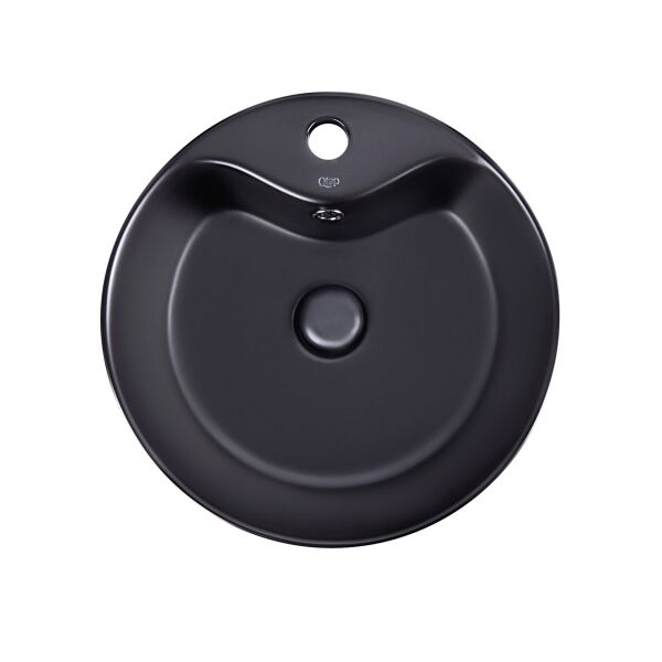 

Раковина-чаша Qtap Scorpio 400x400x140 Matt black с донным клапаном (QT14113018BMBMB)