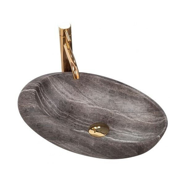 

Раковина Rea Roxy 49 30,7x48,6 A Stone d.grey (REA-U6649)