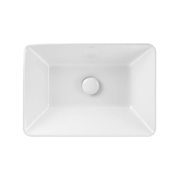 

Раковина Qtap Crow 500x350x180 White с донным клапаном (QT0511L582W)