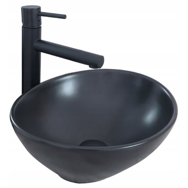 

Раковина Rea Sofia 34,5x40,9 black (REA-U0333)
