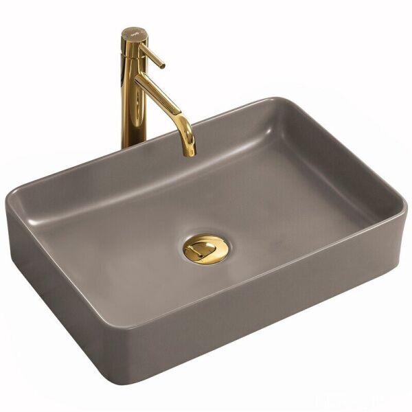 

Раковина Rea Avia 34,5x50,5 grey matt (REA-U0841)