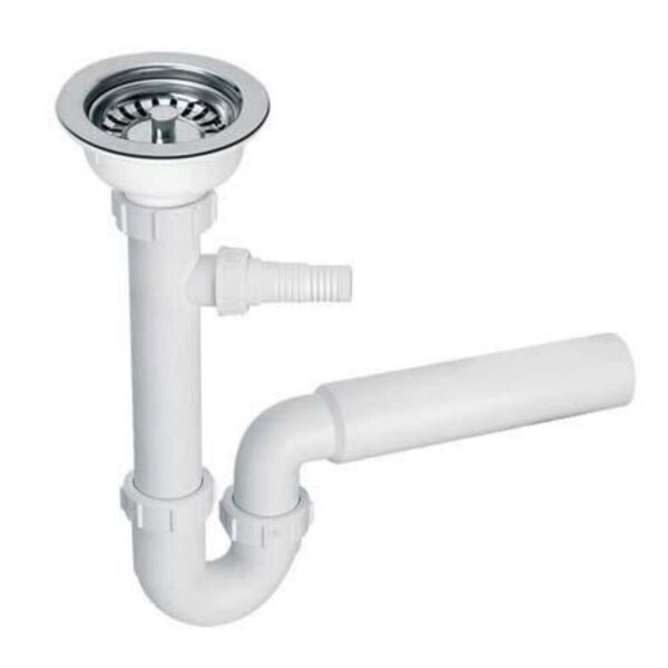 

Сифон для кухонной мойки McAlpine слив 113 мм, хром HC7+BSW50P
