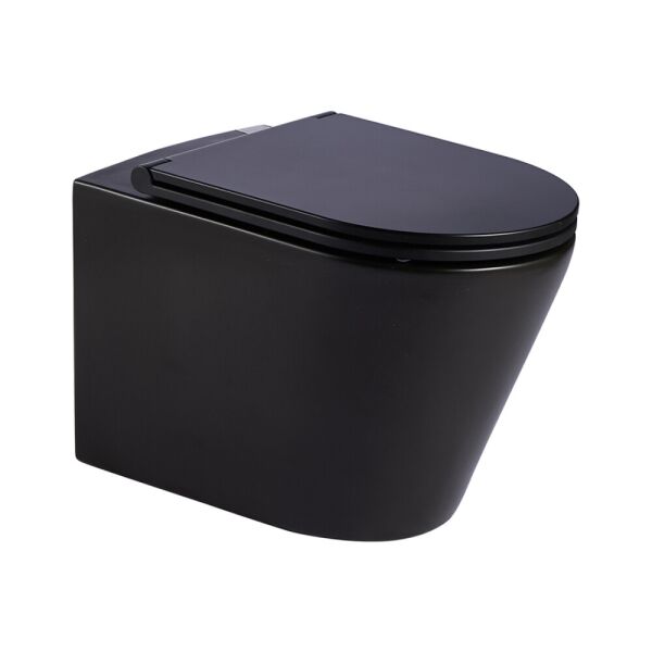 

Унитаз подвесной Qtap Scorpio безобедочный с сиденьем Slim Soft-close (QT1433053ERMB)