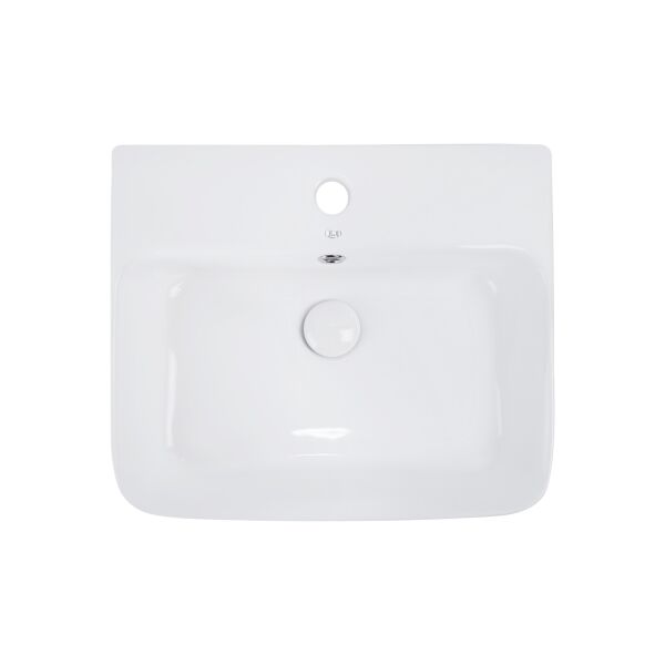 

Раковина Qtap Virgo 485x410x125 White с донным клапаном (QT18112258W)