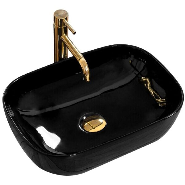 

Раковина Rea Belinda 33,5x46,5 black (REA-U8490)