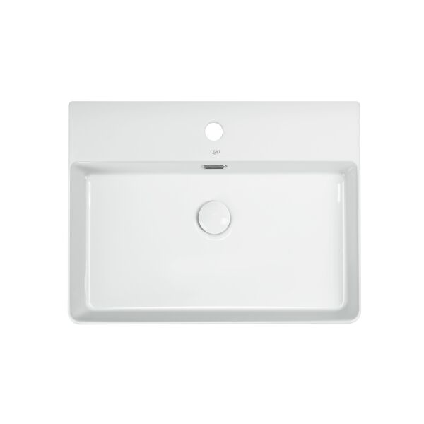 

Раковина Qtap Nando LT 600х420х120 White с донным клапаном (QT12112173W)