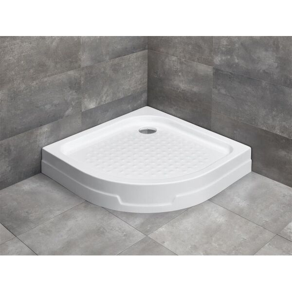 

Душевой поддон RADAWAY Rodos A Compact акриловый, полукруглый 900x900 мм h165 белый 4P99155-03