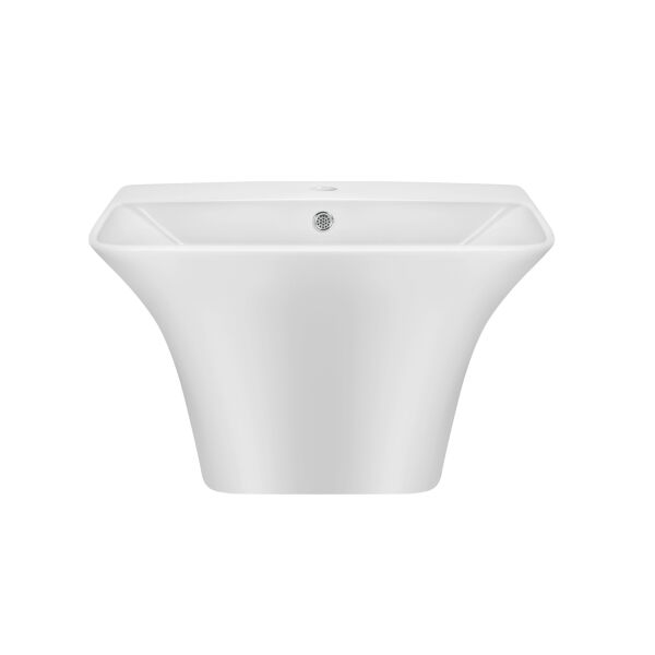 

Раковина подвесная моноблок Qtap Crow 600х430х385 White с донным клапаном QT0511G835W