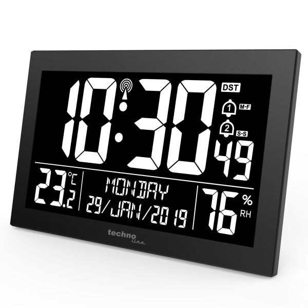 

Часы настенные Technoline WS8017 Black (WS8017)