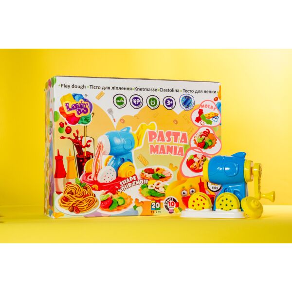 

Набор теста для лепки "Паста Мания" ТМ "Lovin*do", в кор. 40*32*14см (5шт)