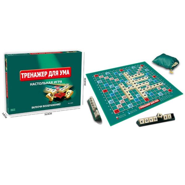 

Игра "Тренажёр для ума" русский, в кор. 36,5*3,8*26,8см (48шт)