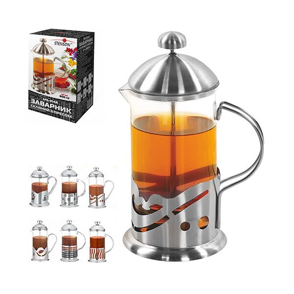 

Заварник-пресс 800мл в кор. 24*15*13см (24шт)