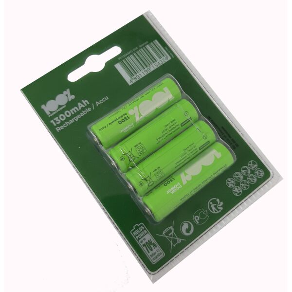 

Аккумулятор PP NIMH 1.2V 130AAHC-U4 AA,R6 1300mA, цена за 4шт, на планш.12*9см