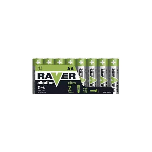

Батарейка RAVER В79218 Ultra Alkaline (AA) LR06 ЦЕНА ЗА 8ШТ, в слюд. 11*5см