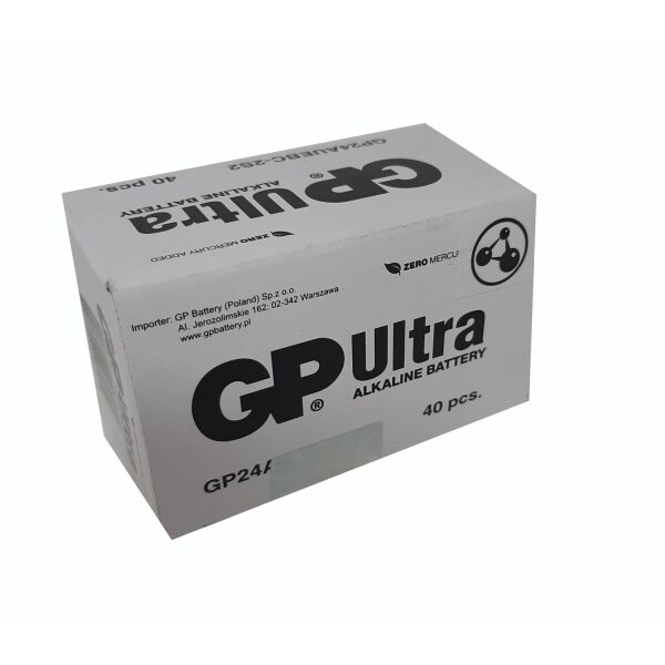 

Батарека GP ULTRA ALKALINE, 24AUEBCHM-2S2 щелочная LR03, AAA, цена за уп. в уп. 40шт