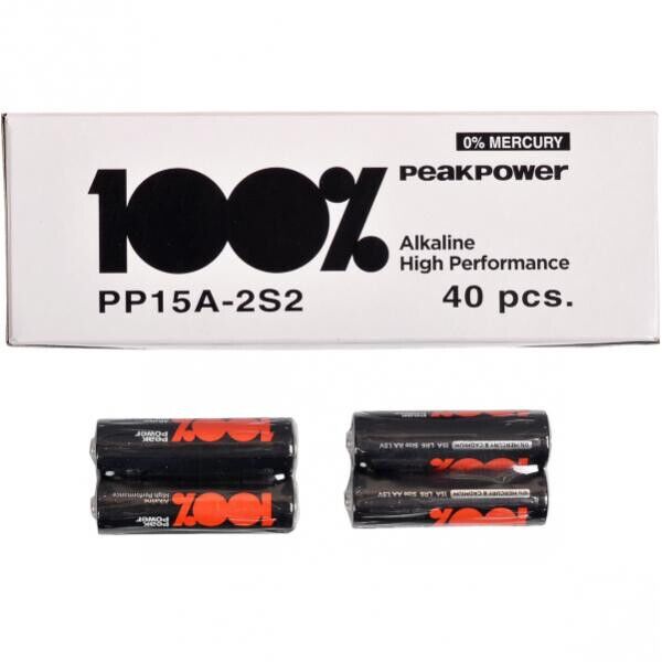 

Батарейка GP Peak Power PP15APL-S2, LR6, AA, щелочная, ЦЕНА ЗА УП. 40ШТ, в корр. 14*5*5см