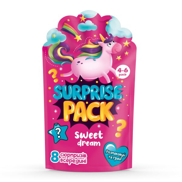 

Набор сюрпризов "Surprise pack. Sweet dreams", 35*17см, Украина, ТМ Влады Тойс