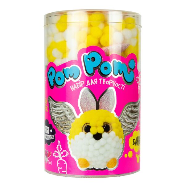 

Набор для творчества "Pom pom Банни" 16*10см, ТМ Стратег, Украина
