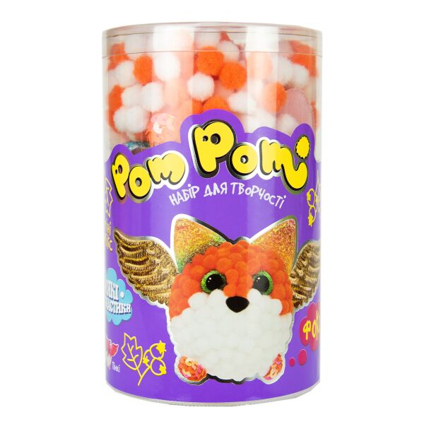 

Набор для творчества "Pom pom Фокси" 16*10см, ТМ Стратег, Украина