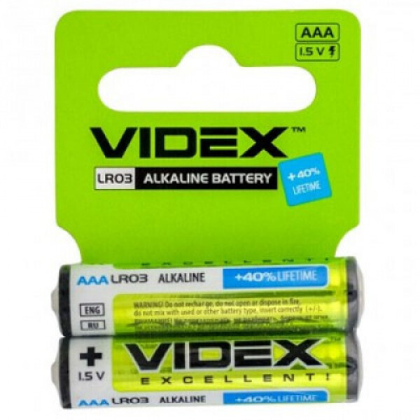 

Батарейка щелочная Videx LR3 AAA