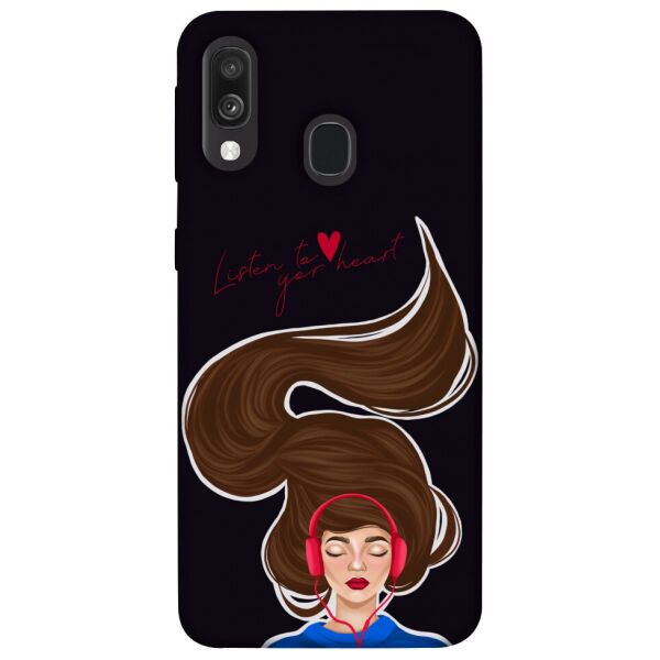 

Чехол itsPrint Listen to your heart для Samsung Galaxy A40 (A405F)