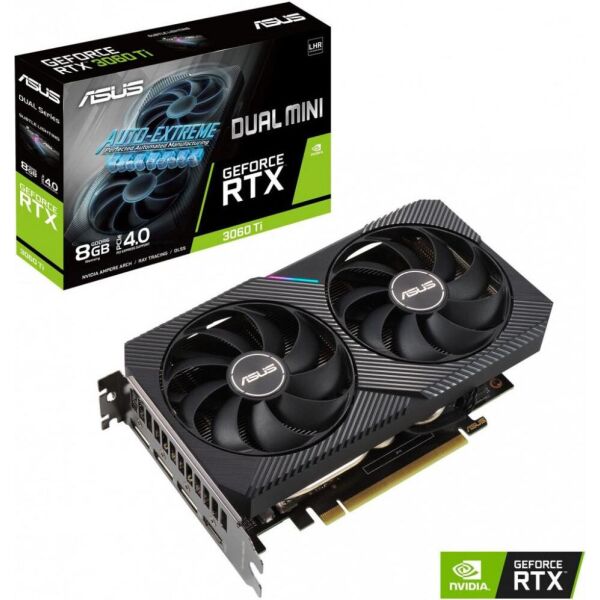 

Видеокарта ASUS GeForce RTX3060Ti 8Gb DUAL MINI V2 LHR (DUAL-RTX3060TI-8G-MINI-V2)