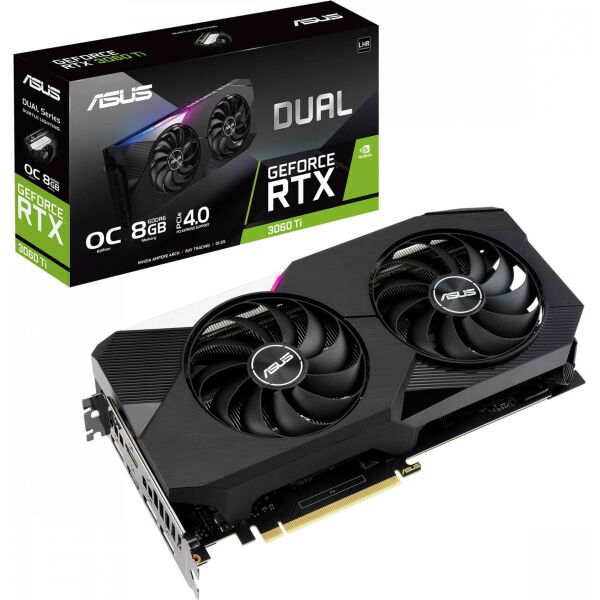 

Видеокарта asus dual geforce rtx 3060 ti v2 oc 8gb lhr (dual-rtx3060ti-o8g-v2)