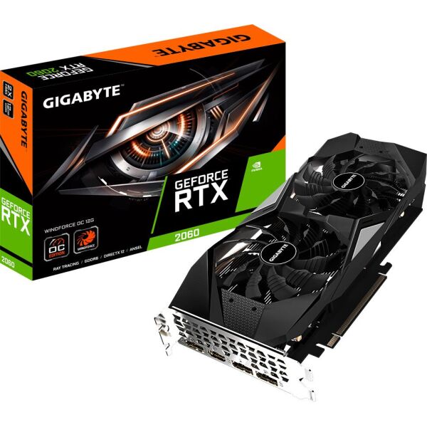 

Gigabyte GeForce RTX 2060 Windforce OC 12GB (GV-N2060WF2OC-12GD)