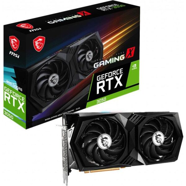 

Видеокарта MSI GeForce RTX3050 8Gb GAMING X (RTX 3050 GAMING X 8G)