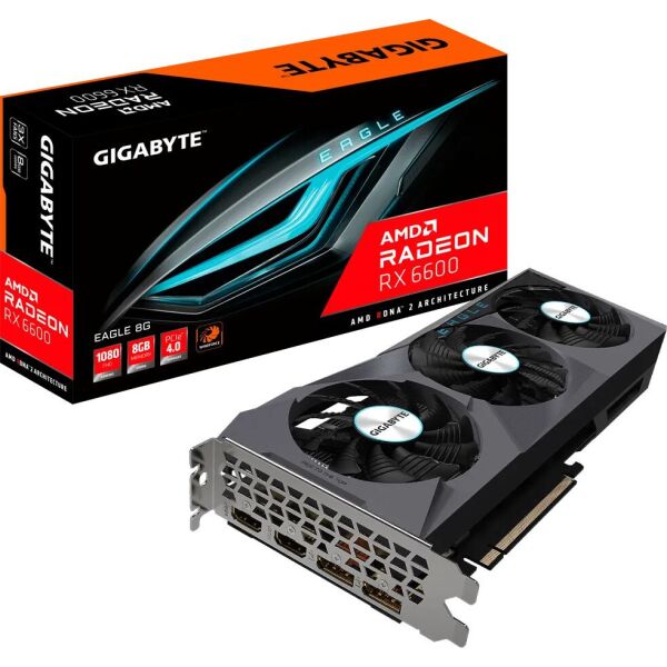 

GIGABYTE Radeon RX 6600 EAGLE 8G (GV-R66EAGLE-8GD)