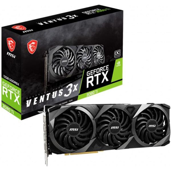 

Видеокарта MSI GeForce RTX3080Ti 12Gb VENTUS 3X OC (RTX 3080 Ti VENTUS 3X 12G OC)