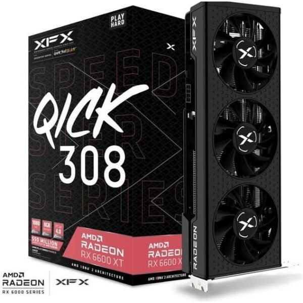 

XFX PCI-E Radeon RX 6600 XT 8GB DDR6 (RX-66XT8LBDQ)
