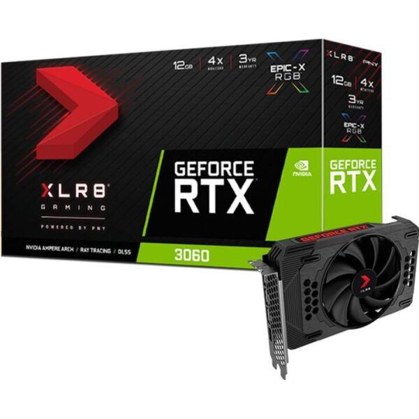 

PNY GeForce RTX 3060 12GB XLR8 Gaming REVEL EPIC-X RGB (VCG306012SFXPPB)