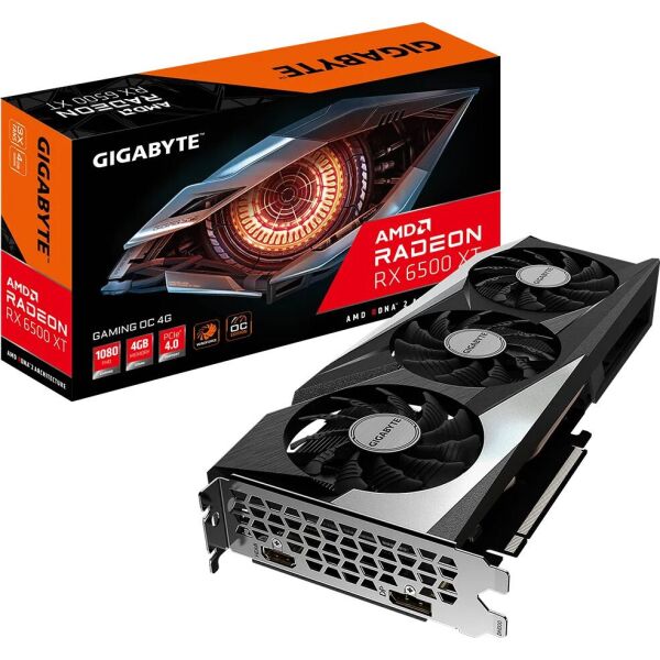 

Видеокарта GIGABYTE Radeon RX 6500 XT 4Gb GAMING OC (GV-R65XTGAMING OC-4GD)