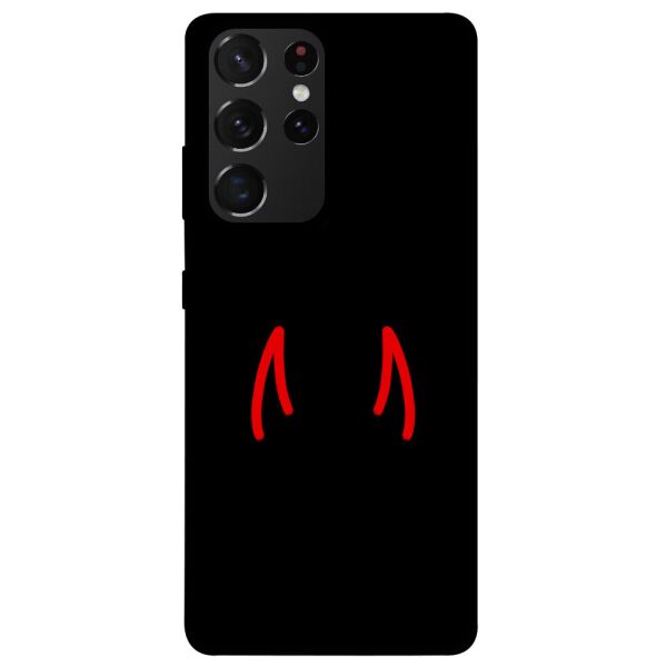 

Чехол itsPrint Red horns для Samsung Galaxy S21 Ultra