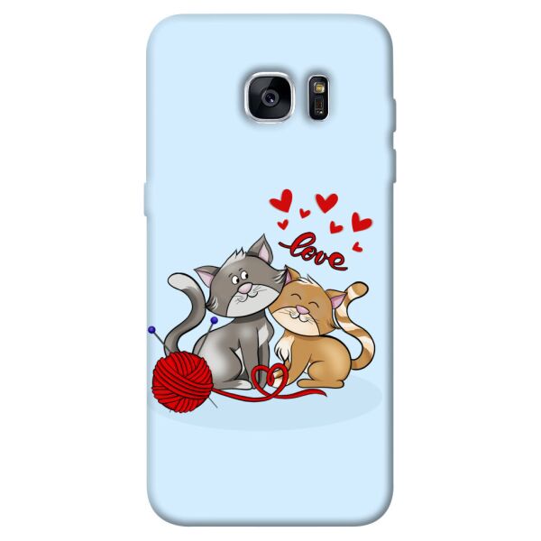 

Чехол itsPrint Два кота Love для Samsung G935F Galaxy S7 Edge